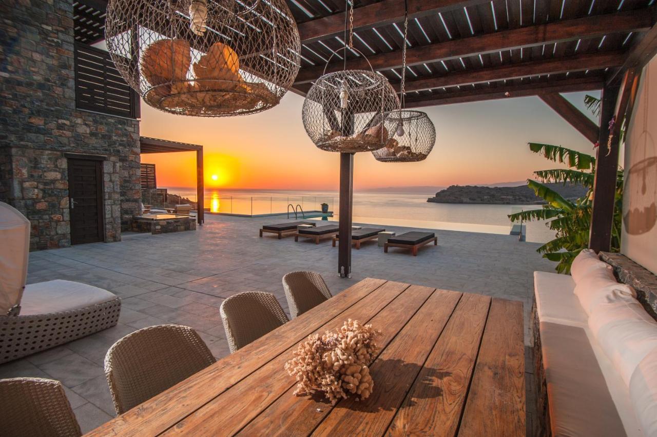 Villa Dimitra By Elounda Island View Villas ภายนอก รูปภาพ
